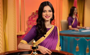 Hình ảnh sòng bạc trực tiếp với dealer xinh đẹp